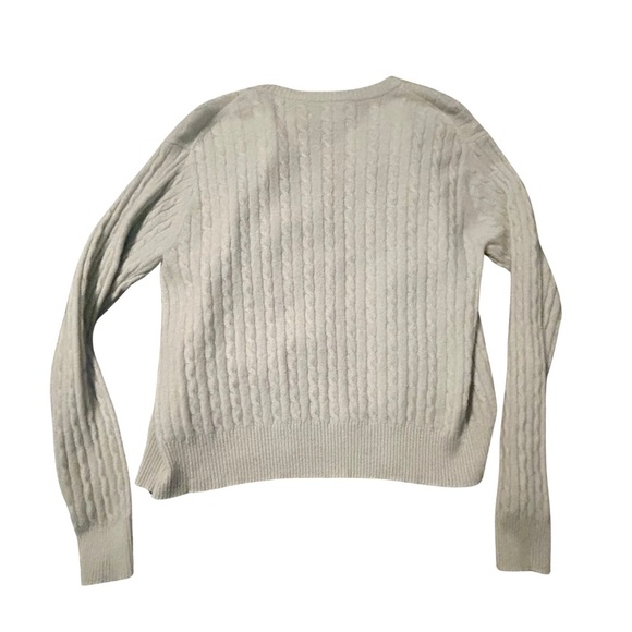 William Kasper 100% Pure Cashmere 2-Piece Sweater Set – Light Green, Size L - Picture 6 of 10